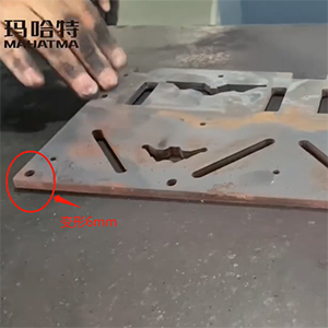 5.5mm激光切割下料碳鋼板變形校平，精度0.1mm-高精密矯平機(jī)